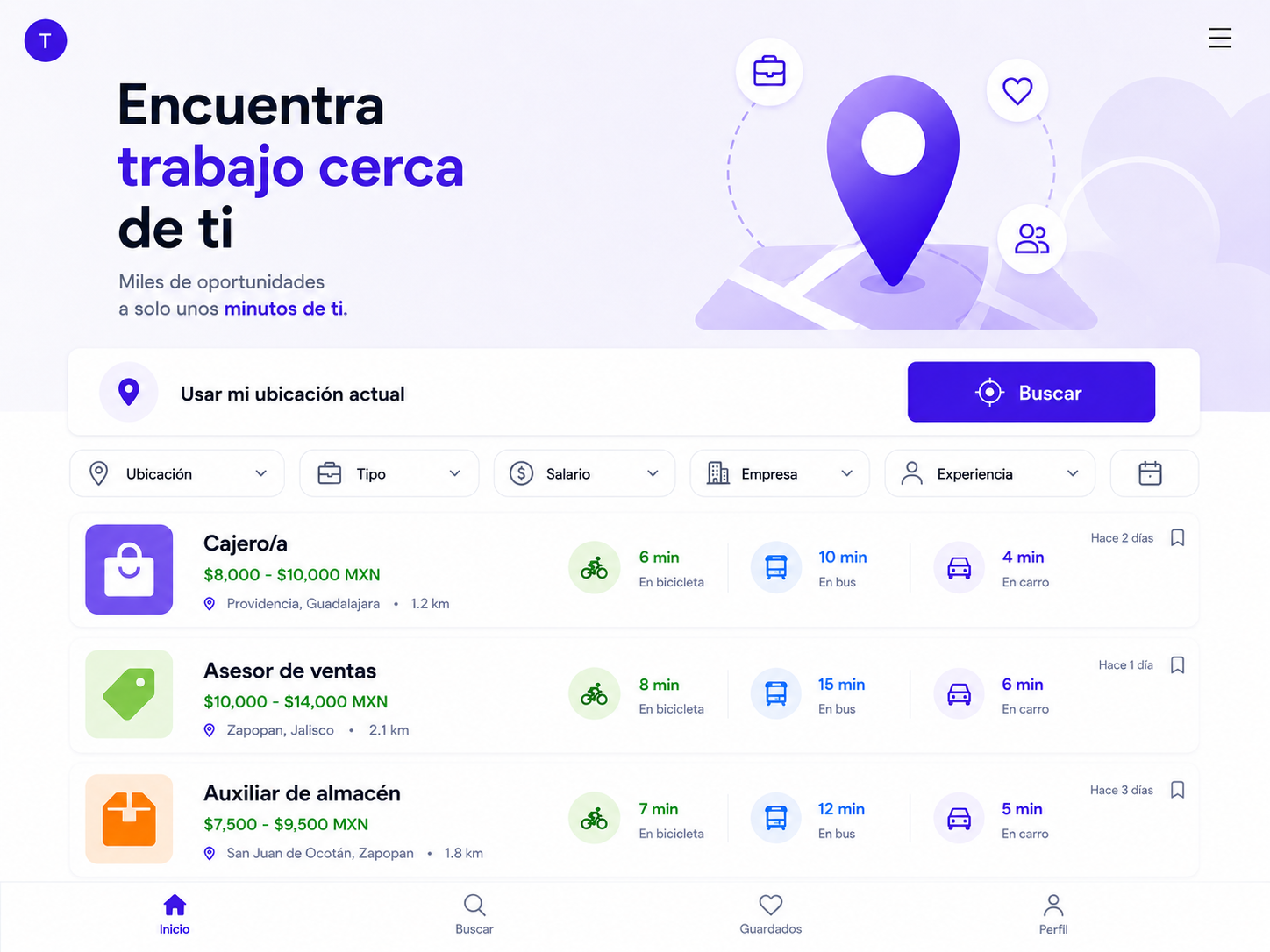 Encuentra trabajo cerca de ti